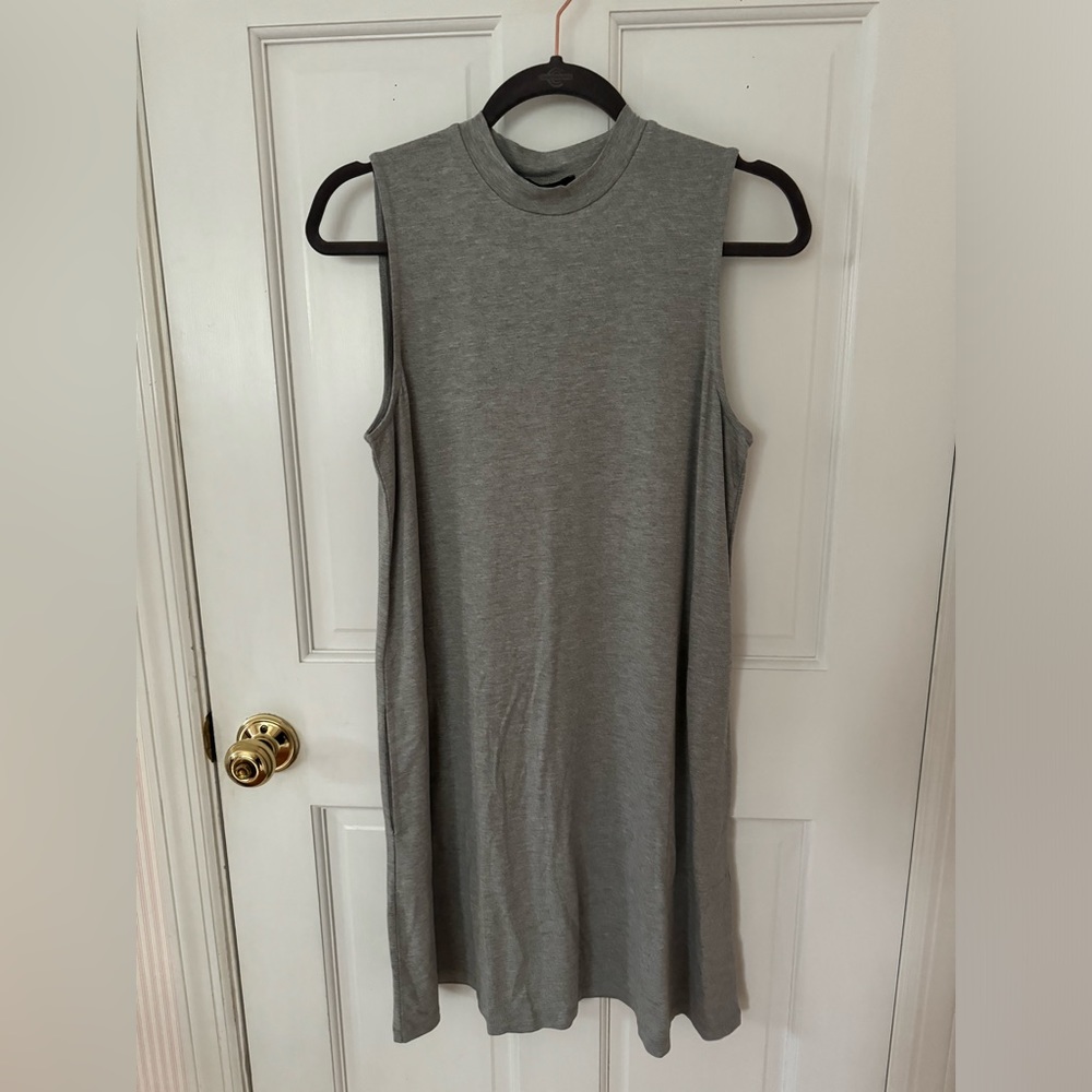 J. Crew Grey Swingy Sleeveless Dress Size Small - NWT